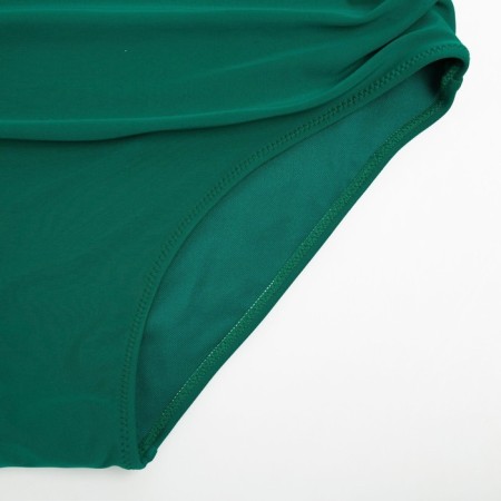 Female women's swimming trunks are high, green color, size 48-8