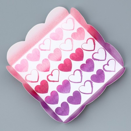 Bearbox, confectionery packaging with PVC lid, “with love”, 10.5 x 10.5 x 3 cm-4