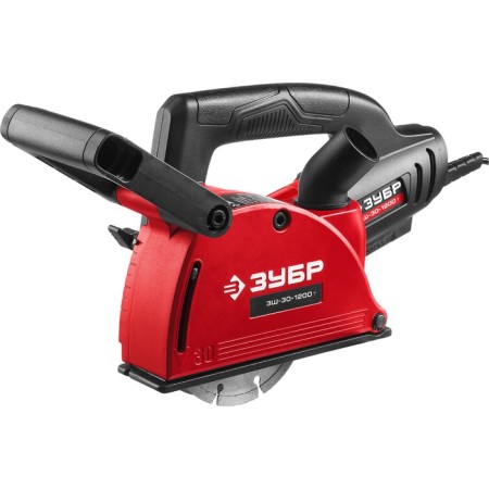 Shtroborez "Zubble" ZSh-30-1200 t, 1200 W, 125x22.2 mm, cut depth 3-30 mm, dust protection