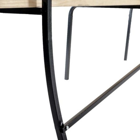Street bench from pine with a back "Laksi", wood, metal, 36x180x82cm, load 200kg-5