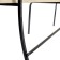 Street bench from pine with a back "Laksi", wood, metal, 36x180x82cm, load 200kg