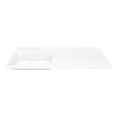 Sink over the washing machine Uperwood Magenta, 110 cm, left, white-2