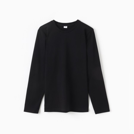 Jumper (Longsliv) Male Minaku: Basic Line Man Black Color, size 44-5