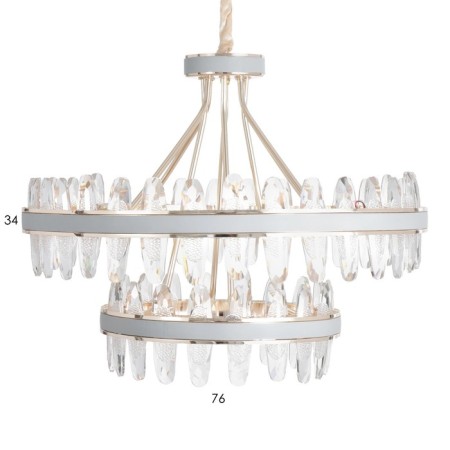 List "Alice" LED 160W 3 modes gold 73.5x73.5x62 cm Bayerlux-6