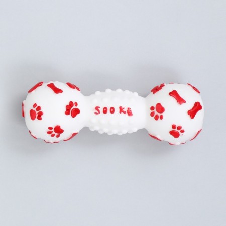The food toy "New Year's dumbbell", 12.5 cm, white-3
