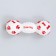 The food toy "New Year's dumbbell", 12.5 cm, white
