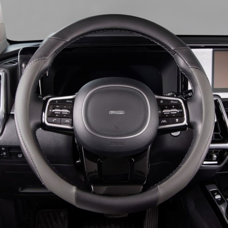 SkyWay Combo-6 braid braid, eco-leather, black-gray, s01102291-8