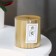 Candle "relief", 7 × 7.5cm, gold metallic