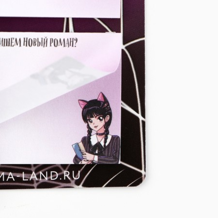 A block of paper for recordings with tear -off sheets, 30 liters. "Anime. Terrible notes "-2