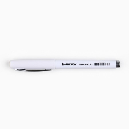 Ballichele -groove with a cap "Art Fox", plastic, black pasta-1
