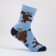 Noski children's terry, blue color, size 18-20