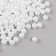 A set of beads "Pearls" D 6 mm, 250 grams, snow -white