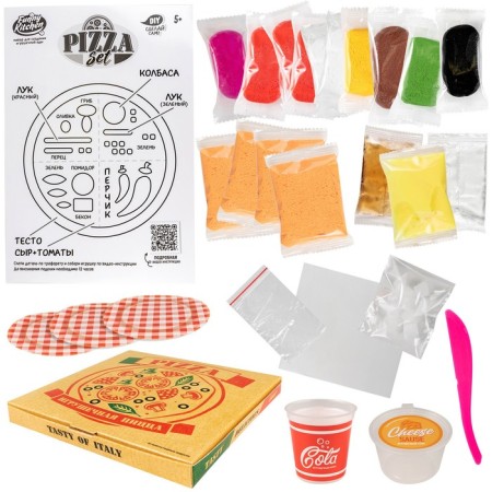 Set for creating toy food "Funny Kitchen. Pizza set "-2