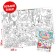 Coloring giants set "for girls", 2 pcs.
