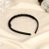 Hair cap "night" a comb a pigtail, 1.8 cm, black