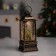 LED figure “Lantern with a Christmas tree” 7.8 × 19.5 × 7.8 cm, plastic, AAX3 batteries (not complete), USB, glow warm white