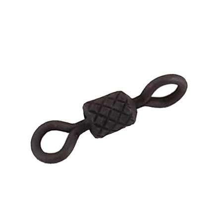 Namazu Pro Rolling Ribbed Swivel, Brass, Carbon, Test-4 kg, packaging 10 pcs.-3