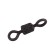 Namazu Pro Rolling Ribbed Swivel, Brass, Carbon, Test-4 kg, packaging 10 pcs.