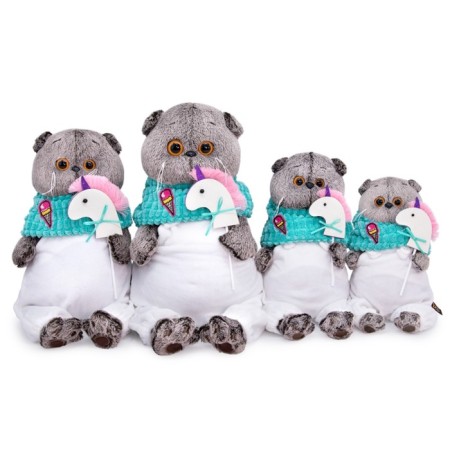 Soft toy "Basik with a unicorn", 19 cm-4