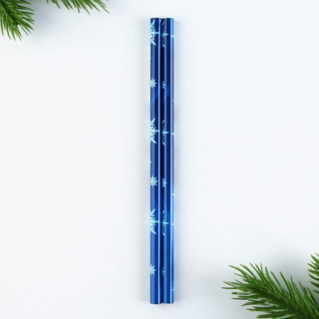 Gift New Year's Set: notebook, pencils of b/g 2 pcs and icon "Happy New Year"-9