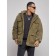 Plush jacket men's, size 52, khaki color