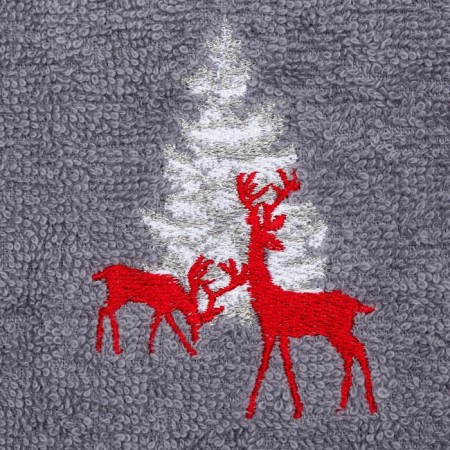 Set of towels Ethel "Deer" 30x60 cm-2pcs, 100% cotton 340 g/m2-3