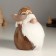 Polystone candlestick for 1 candle "Santa Claus in a gold cap with patterns" 18x9.5x13 cm