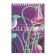 Notepad A5, 40 sheets on the crest "Flowers" Pattern, cover of laminated cardboard, block 55 g/m2, mix