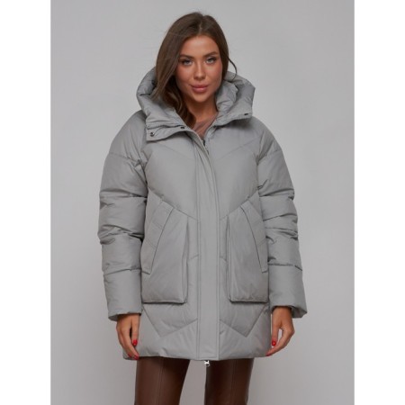 Winter jacket, size 56, light gray color-7