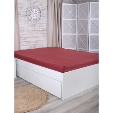 Glass sheet Mona Liza, size 200x220x25 cm, Marsala color