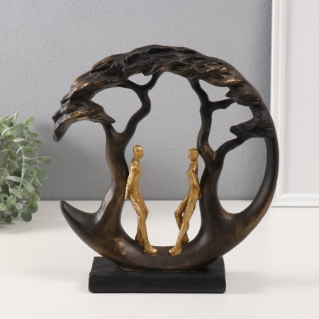 Polystone souvenir "Secret date under the tree" 8.5x26x28.5 cm