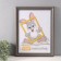 Photo frame Plastic "Babylon" 30x40 cm, blue-blue