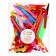 A ball for twisting 160, set 24 pcs. + pump, mix color
