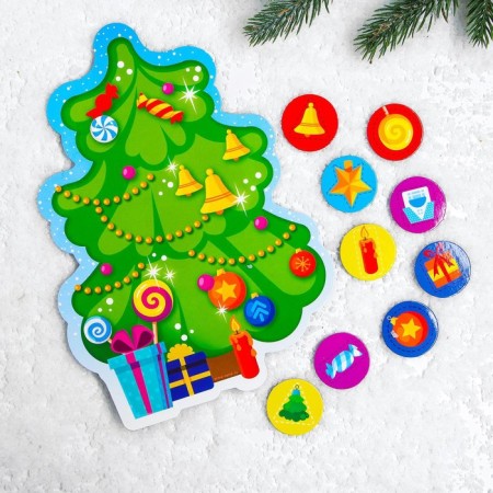 Magnetic Christmas tree "New Year! Sorter "-1