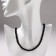 Beads Shar No. 6 "Agat Black", 45cm