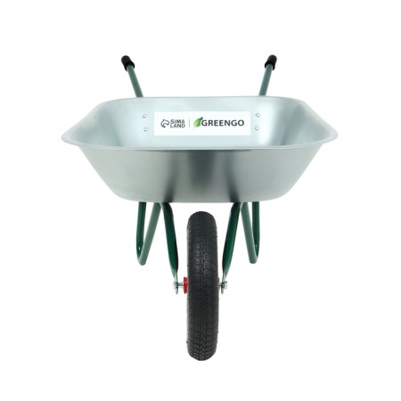 Garden wheelbarrow, single -wheeled: cargo/p 120 kg, volume of 65 l, Greengo-9