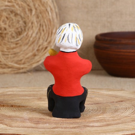 Souvenir "Man with a balalaika", 6 × 7 × 12 cm, Kargopol toy-8