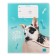 Notebook 12 sheets in a cage on a clip of "cat-piles", cover shaked cardboard, VD-pound, mix