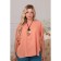 Female blouse, size 48, pink color