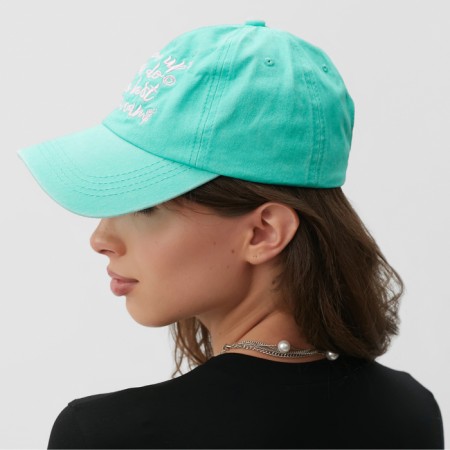 Women's cap minku, turquoise color, size 56-58-1