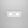 The built-in lamp Technical DL024-2-02W, 2x50W, 17.5x9.2x2.5 cm, GU10, white color