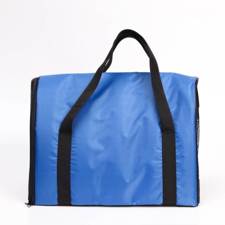 Bag - Animal carrying "Tunnel", nylon, 41 x 25 x 29 cm, cornflower-1