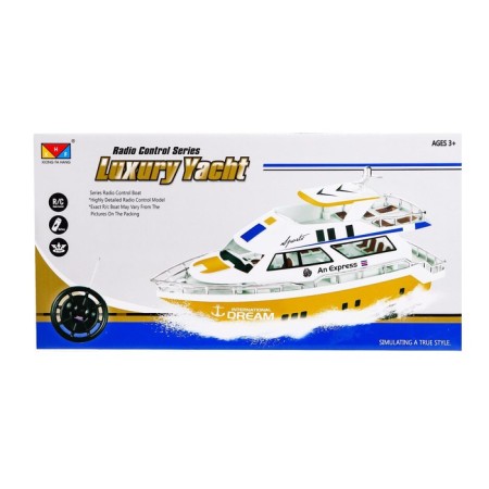 Radio -controlled “yacht” boat, works on batteries, mix-6