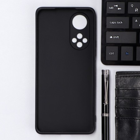 Innovation cover, for Honor 50, silicone, matte, black-1