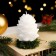 New Year's Candle "Snow Bump"