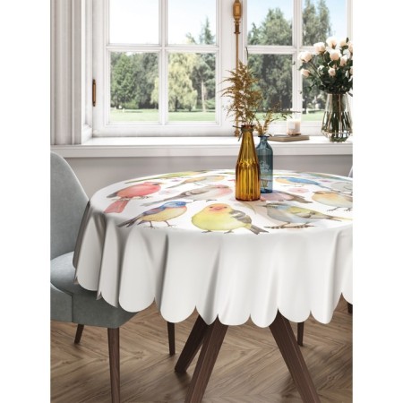 Photo scatter round, size 150x150 cm, Saten