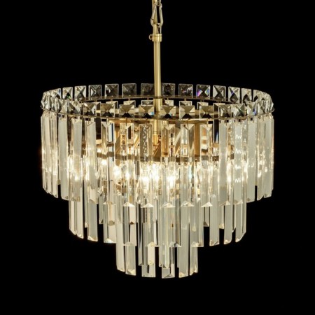 Suspended chandelier Citilux “Foundation” CL303163, 6x60W, E14, brown color-5
