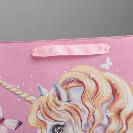 Package Gift Laminated Vertical, packaging, "unicorn", m 26 x 30 x 9 cm-3