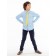 Surchashka upper for ISee boys, height 164-170 cm, blue color