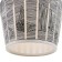 Lamp Bayerlux 1673/1wt E27 40W white-black 48x48x36-136 cm